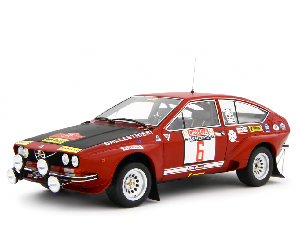 Alfa Romeo Alfetta Gr.2 Autodelta Rally dell'Elba 1975 Gigli - Ballestrieri #6 LM199B  1:18 Laudoracing Model
