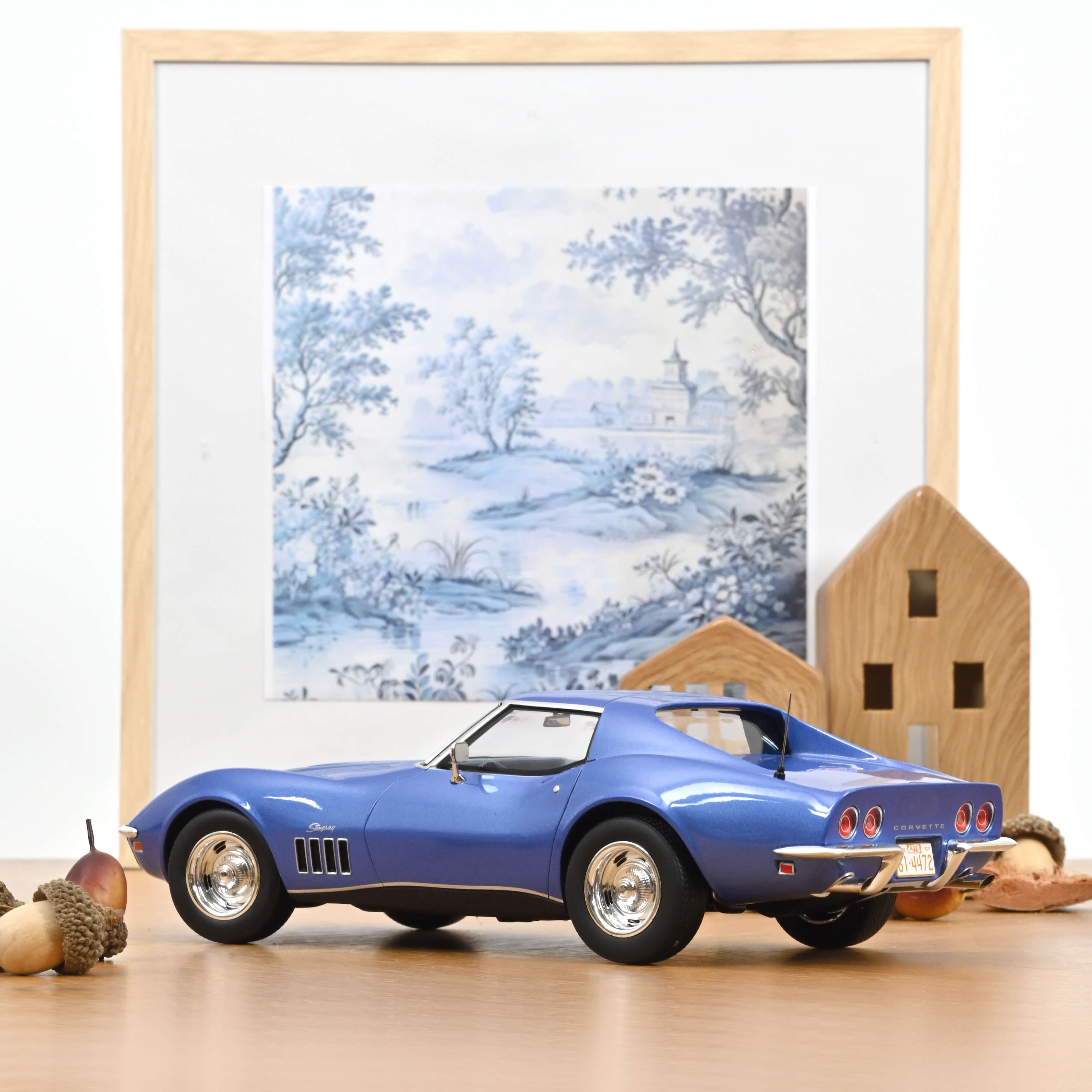 Chevrolet Corvette Coupe 1969 Le Mans Blau 1:18 Norev