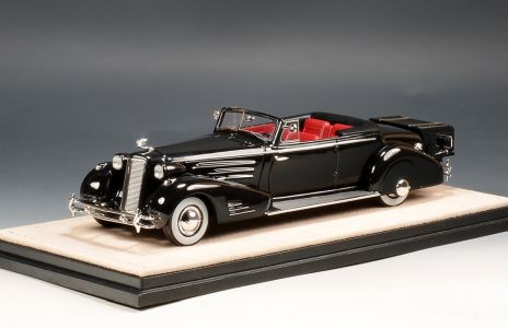 Cadillac 452D V16 Victoria Convertible Coupe Open black STM34803 1:43 Stamp Models GLM 