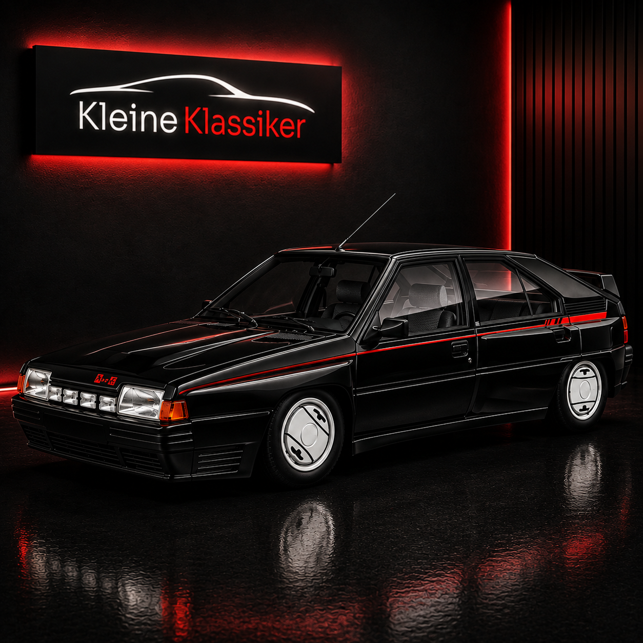 CITROEN BX 4TC CLIENT SÉRIE 200 BLACK 1985 OT763 1:18 Otto Models 