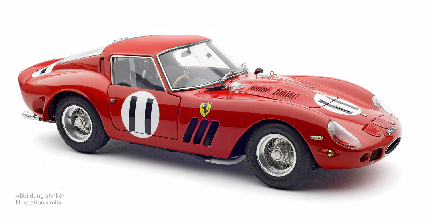 Ferrari 250 GTO 1000km de Paris 1962 J.Surtees/M.Parkes #11 M-249 1:18 CMC 