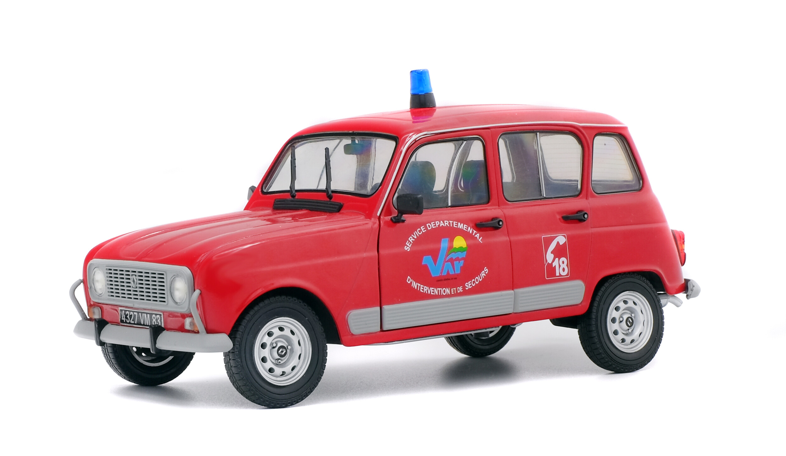 RENAULT 4L GTL POMPIERS DU VAR 19781:18 Solido