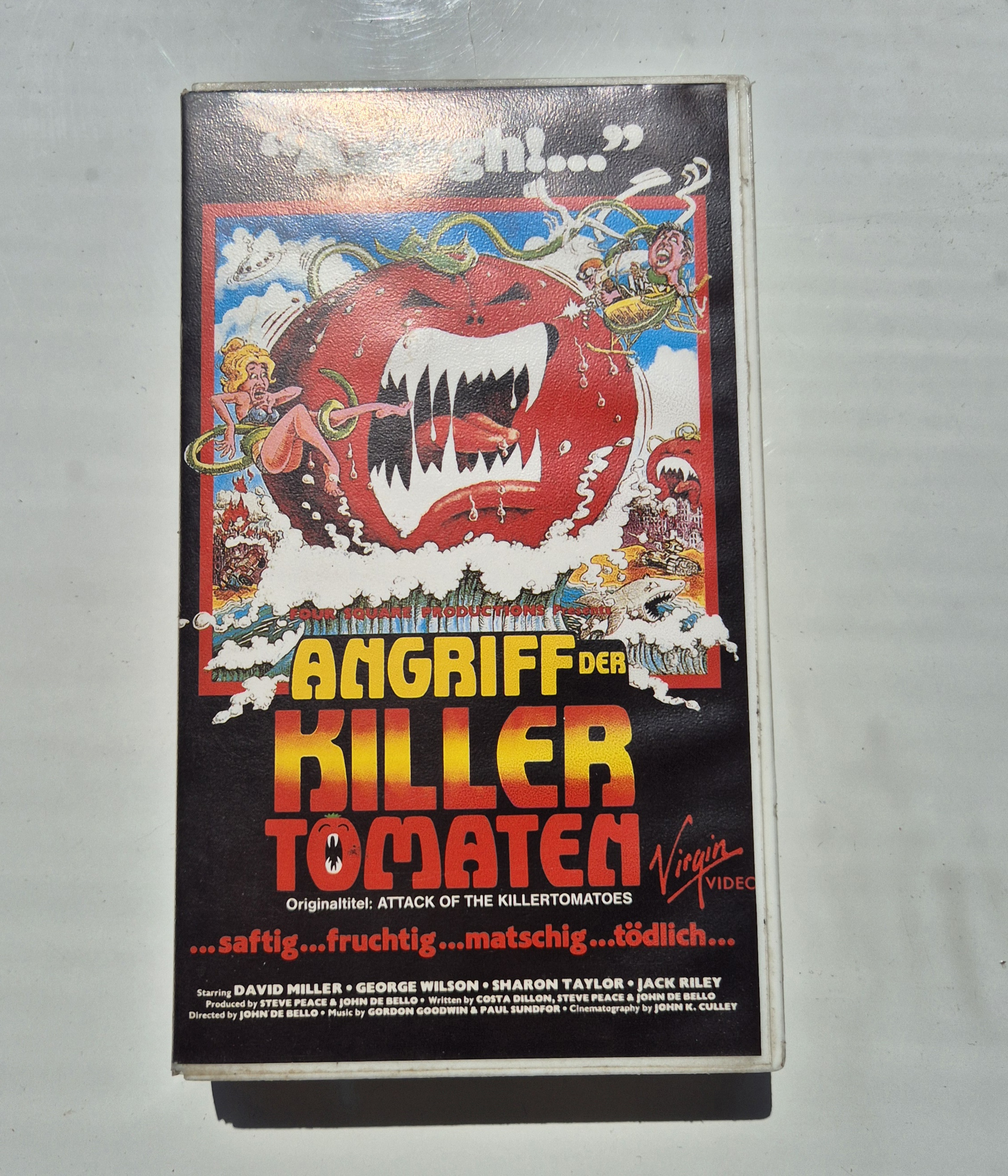 Angriff der Killertomaten 1981 VHS *ULTRA COOL*