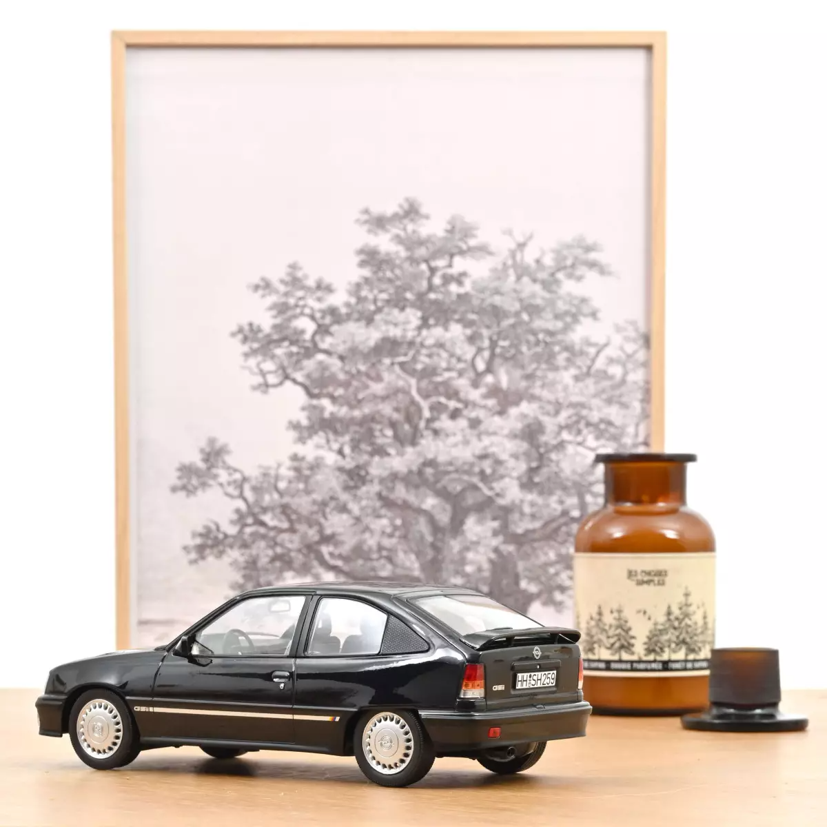 Opel Kadett GSi 1991 Black metallic Helmut Schmidt 1:18 Norev