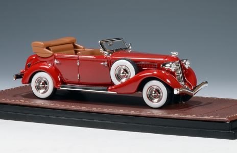 Auburn 851 SuperCharged Phaeton  Close Roof 1935 Red GLM161105 1:43 GLM