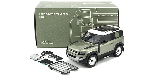 Land Rover Defender 90 with Roofpack 2020 green 1:18 Almost Real