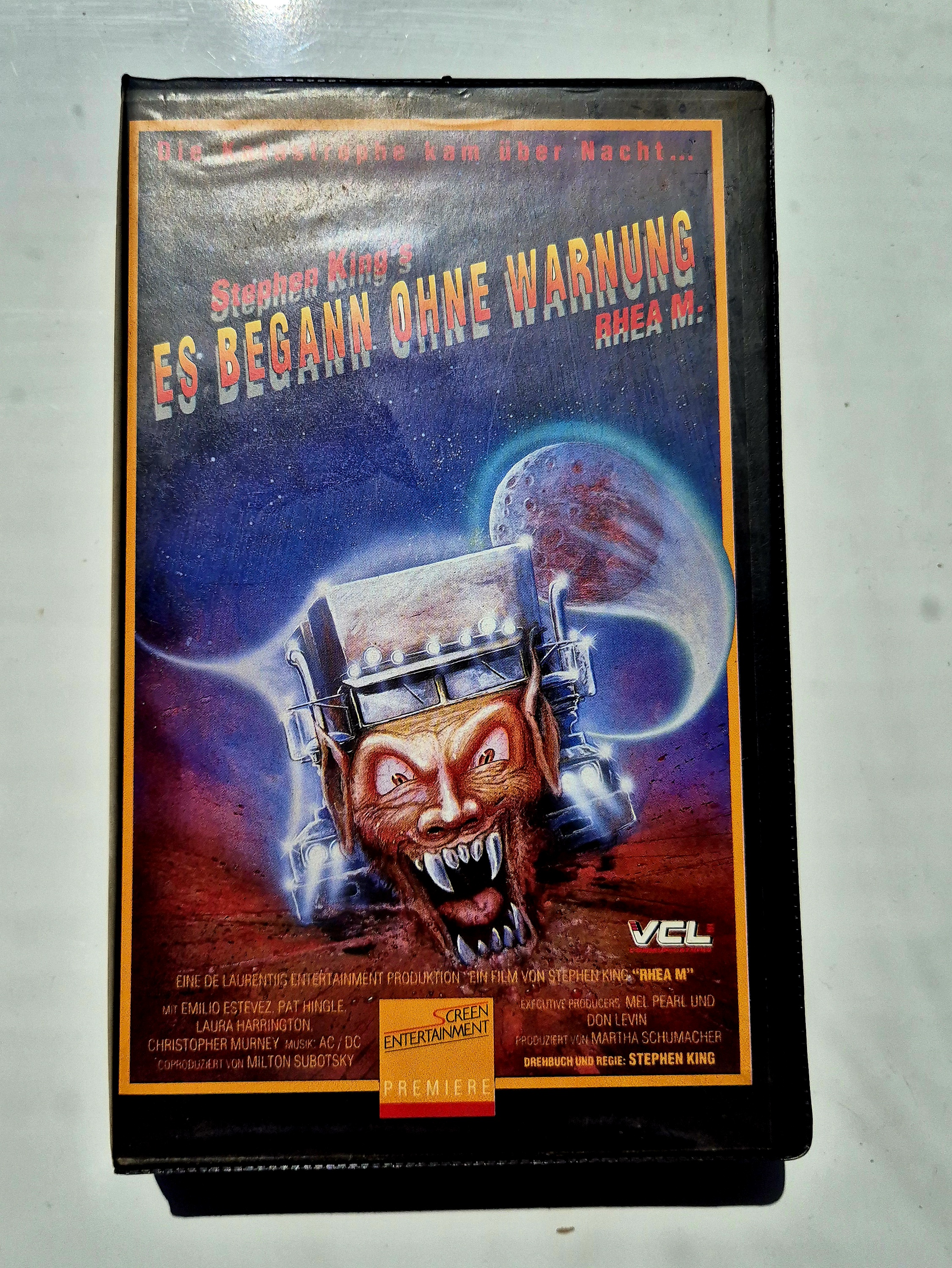 Stephen Kings: Rhea M Es begann ohne Warnung  VHS *Angriff der LKW*