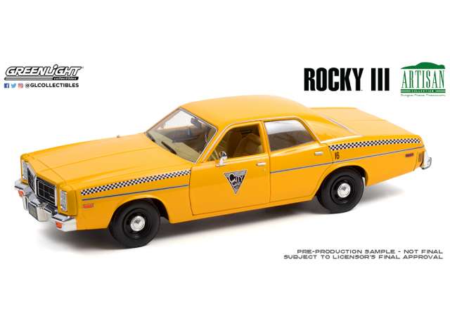 Dodge Monaco City Cab 1982 ROCKY III 1:18 Greenlight