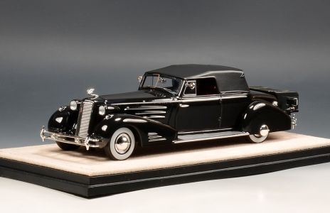 Cadillac 452D V16 Victoria Convertible Coupe Closed black STM34804 1:43 Stamp Models GLM 