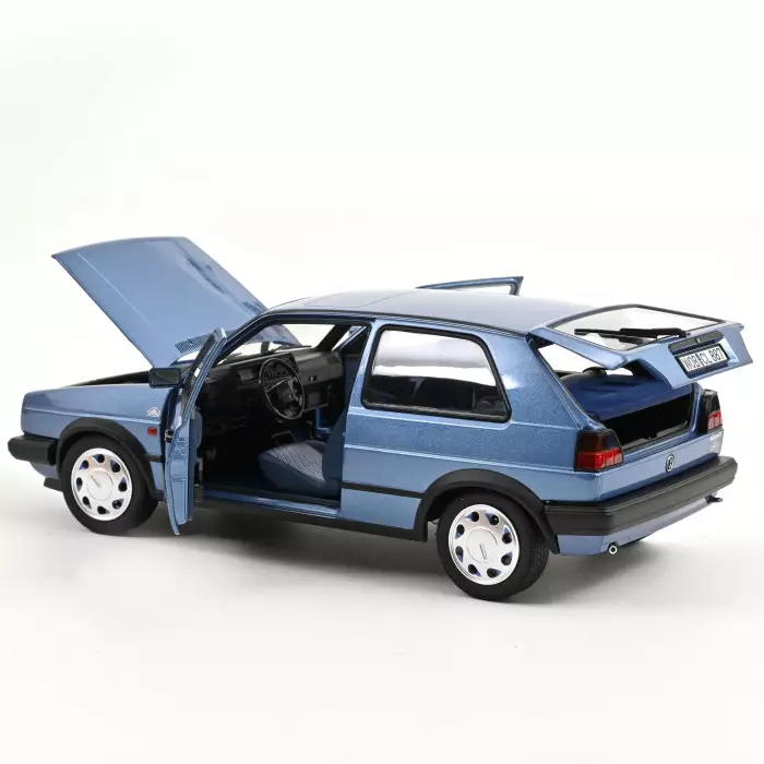 VW GOLF 2 10 MILLION 1988 STAR BLUE METALLIC  1:18 Norev 