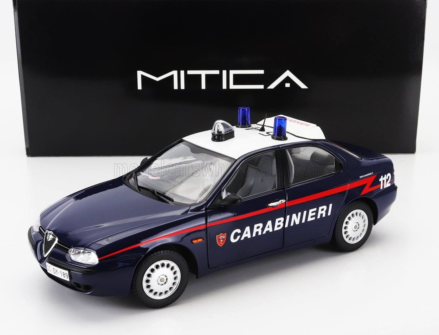 Alfa Romeo 156 2.0 Twin Spark Carabinieri 1:18 Mitica 