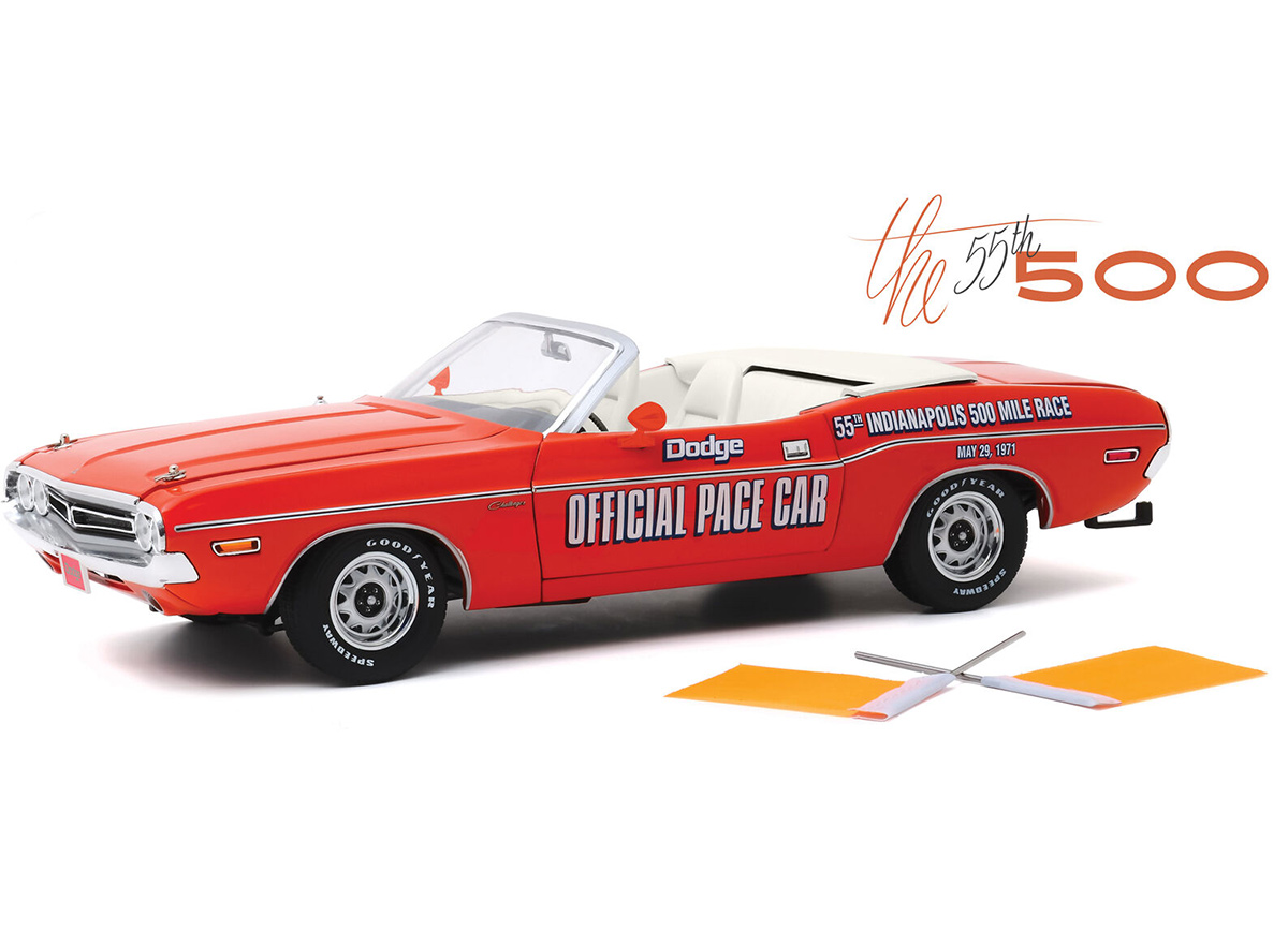Dodge Challenger Convertible 55th Indianapolis 500 Mile Race GL13569 1:18 Greenlight