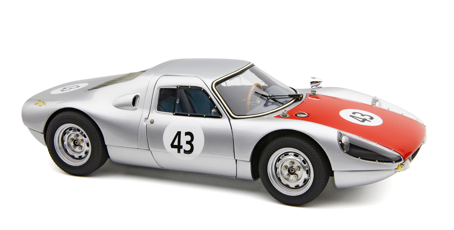 Porsche 904 Carrera GTS, 500 km Spa 1964 Leon Dernier #43 1:18 CMC 