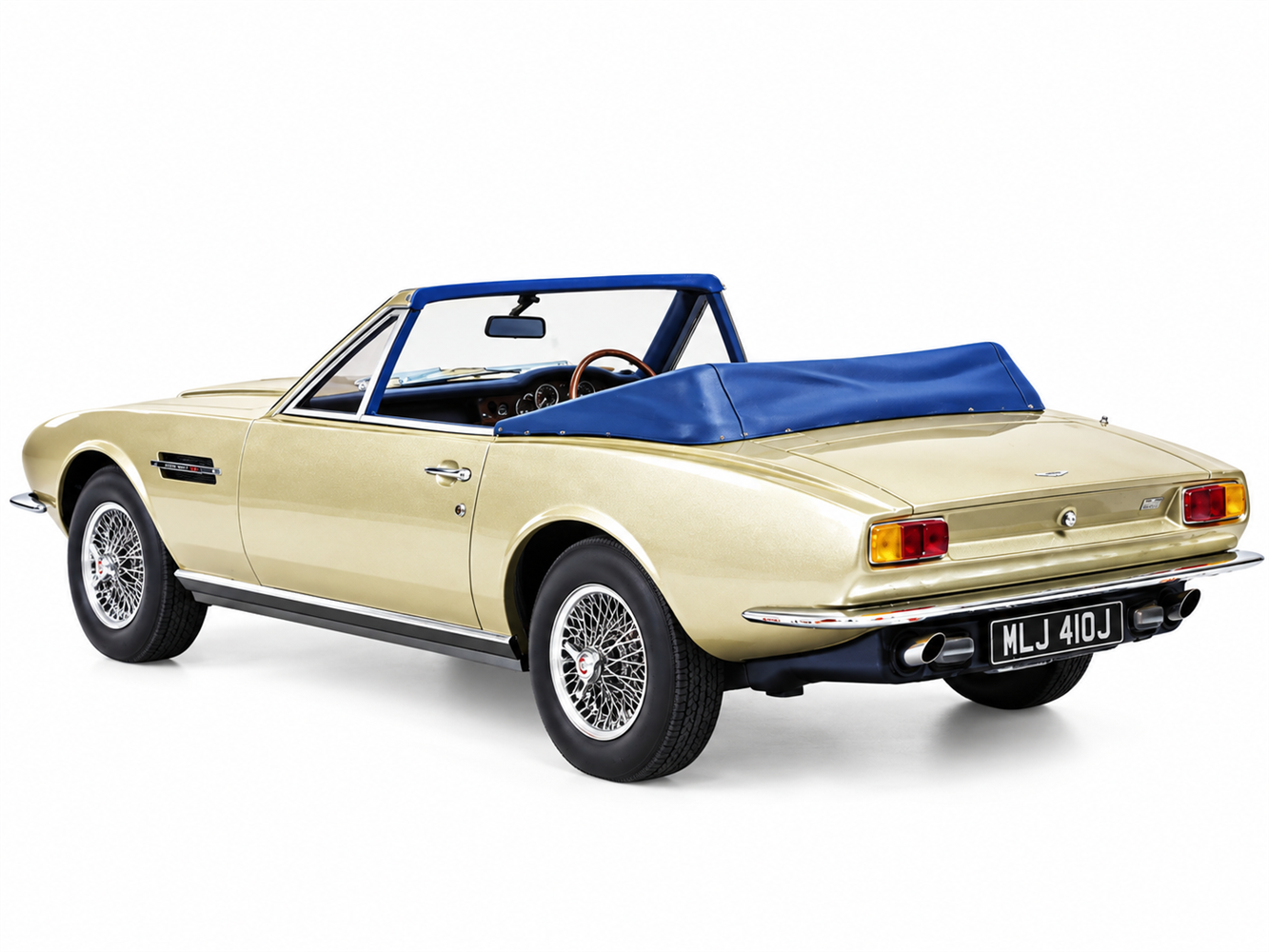 Aston Martin DBS V8 Banham convertible convertible gold metallic 69 - 73 1:18 Cult Scale Models