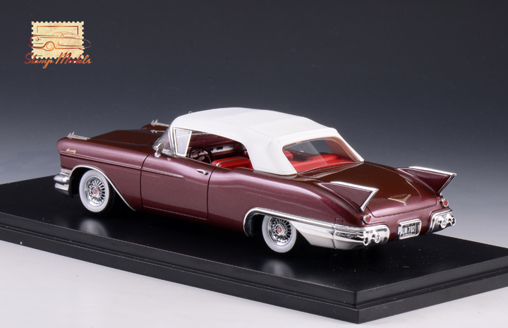 Cadillac Eldorado Biarritz 1957 1960 castile maroon Closed  STM57012 1:43 Stamp Models GLM
