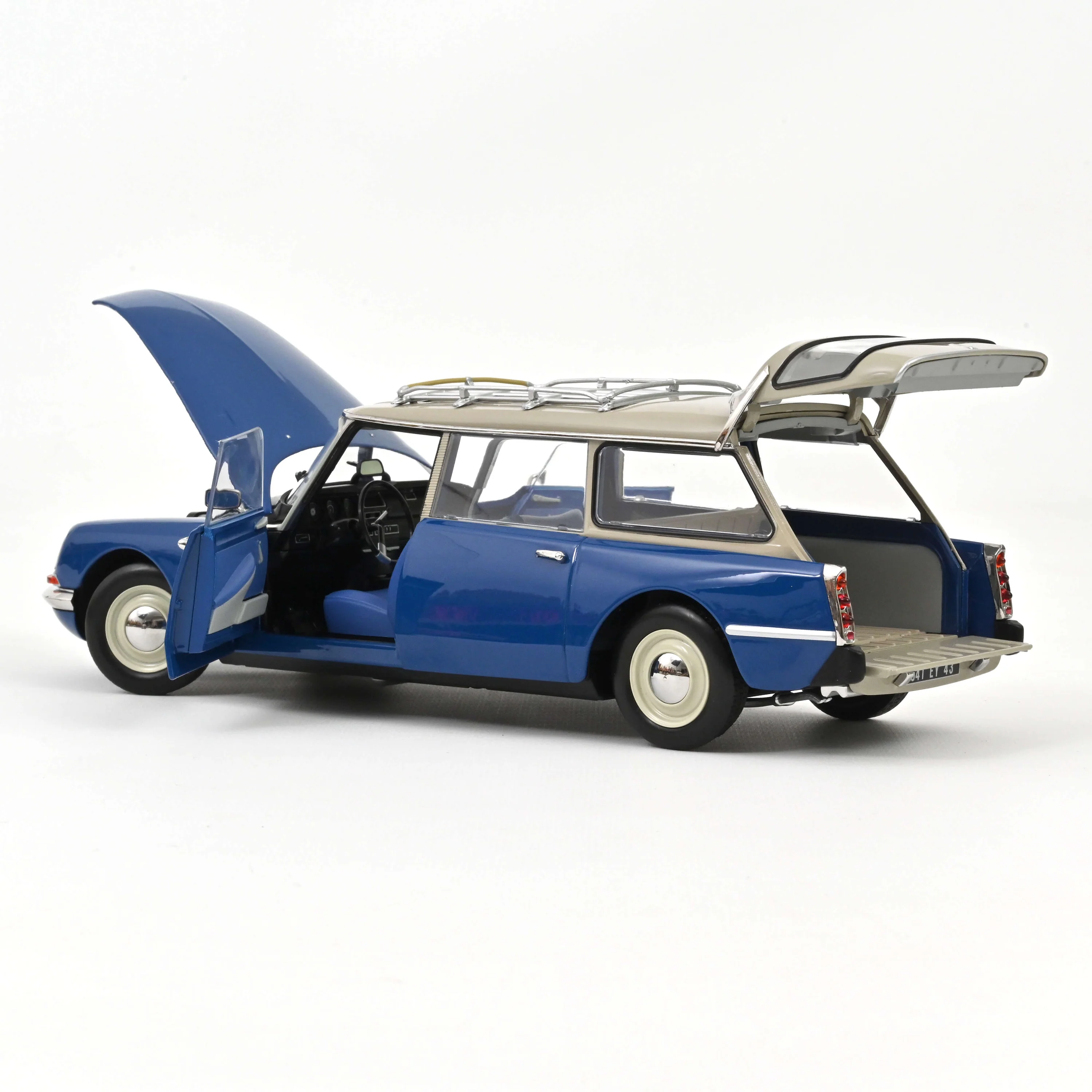 Citroen Break 21 1970 Danube Blue 1:18 Norev
