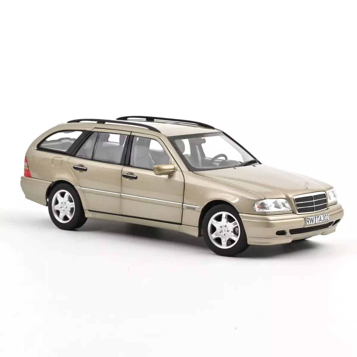 MERCEDES BENZ C-CLASS T-MODEL 1997 SMOKE SILVER 1:18 Norev 