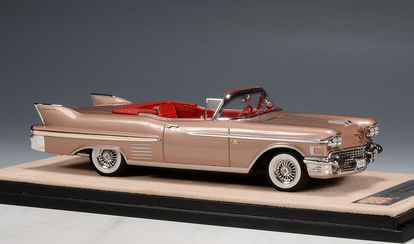 1958 Cadillac Series 62 Convertible  Desert Gold Poly  STM58306 1:43 Stamp Models GLM 