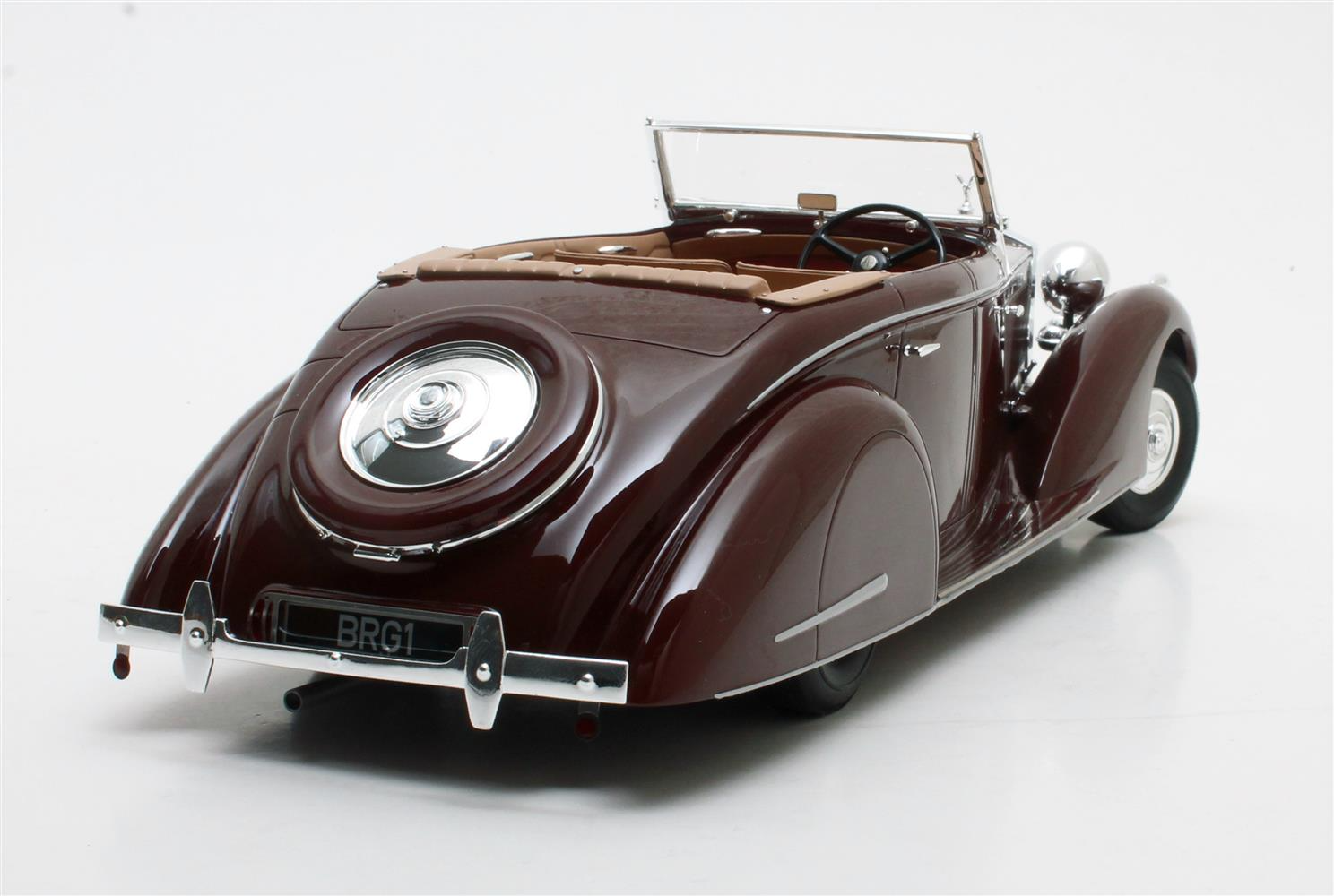 Rolls Royce 25-30 Gurney Nutting All Weather Tourer maroon 1937 1:18 Cult Scale Models