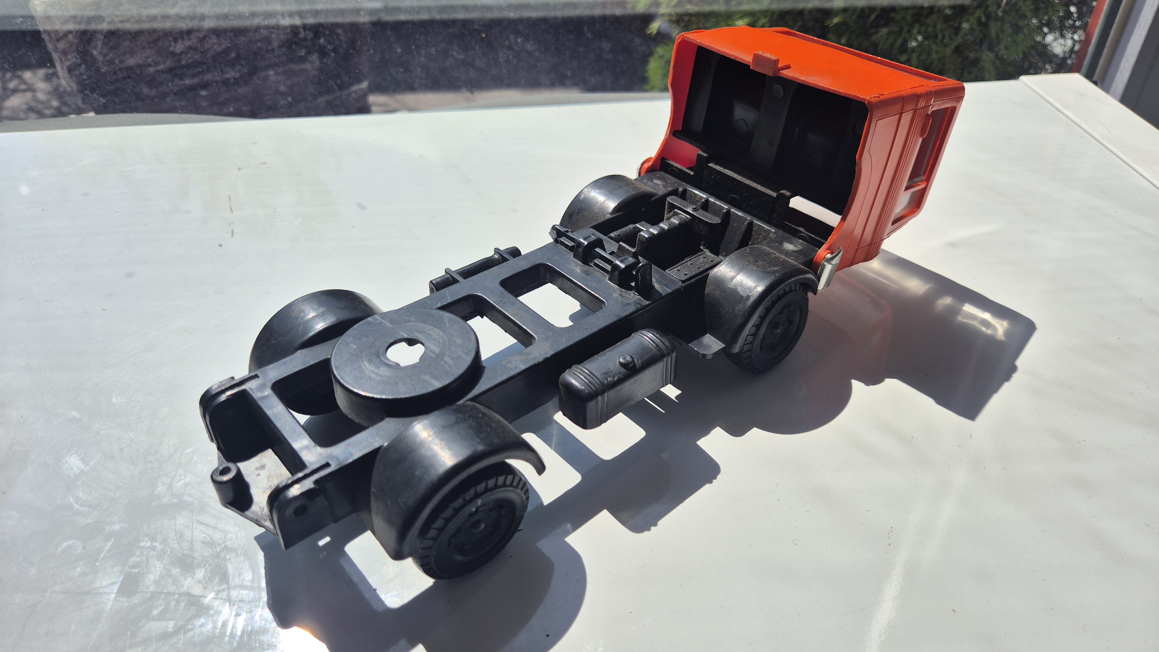 Mercedes Benz LPS 608 Plastikmodell ca. 25cm *Vintage* 