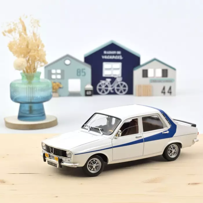 Renault 12 1984 Weiss/blau 1:18 Norev Limitation 300