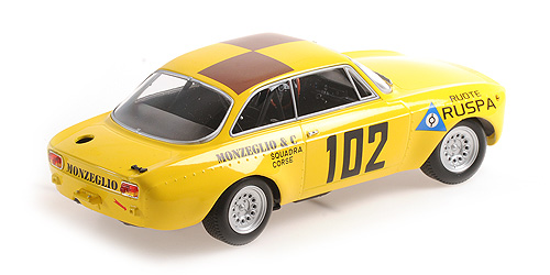 ALFA ROMEO GTA 1300 MONZEGLIO SQUADRA CORSE ZANETTI/RUSPA TARGA FLORIO 1971 #102 1:18 Minichamps