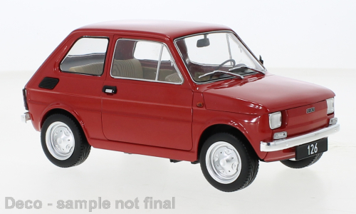 Fiat 126 1972 rot 1:18 MCG