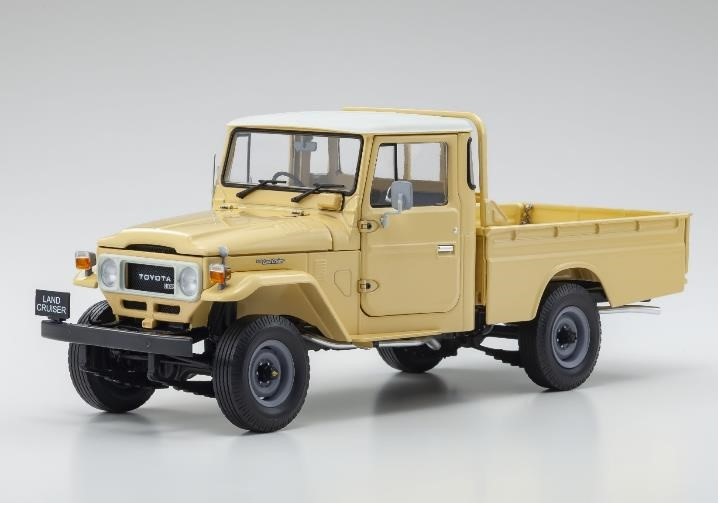 TOYOTA LAND CRUISER 40 PICK-UP 1980 beige 1:18 Kyosho