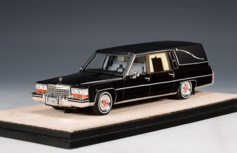 Cadillac Superior Hearse 1980 black STM80801 1:43 GLM Stamp Models