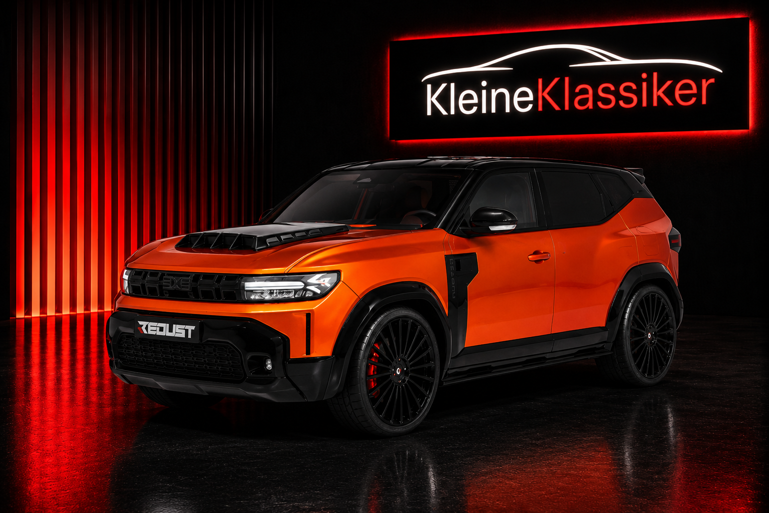 DACIA DUSTER REDUST SPORT 4X2 HYBRID ORANGE 2025 OT1316 1:18 Otto Models