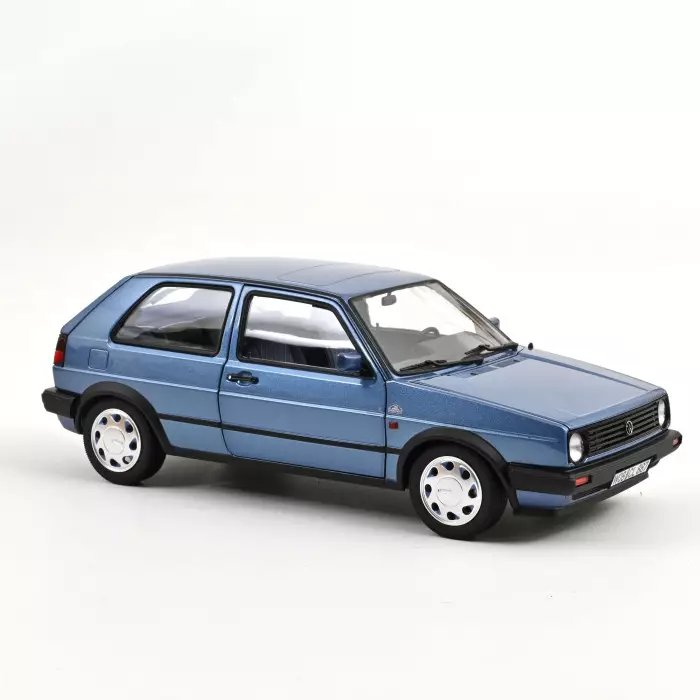 VW GOLF 2 10 MILLION 1988 STAR BLUE METALLIC  1:18 Norev 
