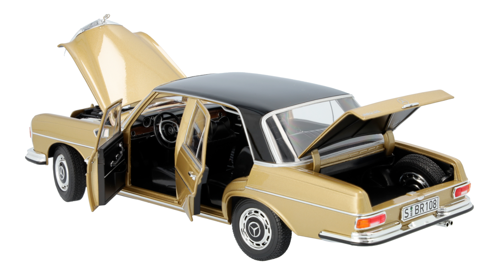 Mercedes Benz 280SE 1968-1972 Tunisbeige 1:18 MB Collection