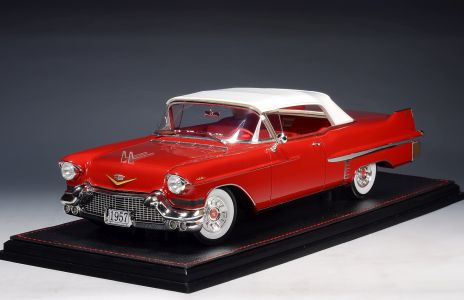 Cadillac Series 62 Convertible (Closed) 1957 Dakotah red STM1957302 1:18 GLM Stamp Models 