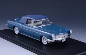 Lincoln Continental Mark II Hardtop 1956 blue 102702 1:43 GLM