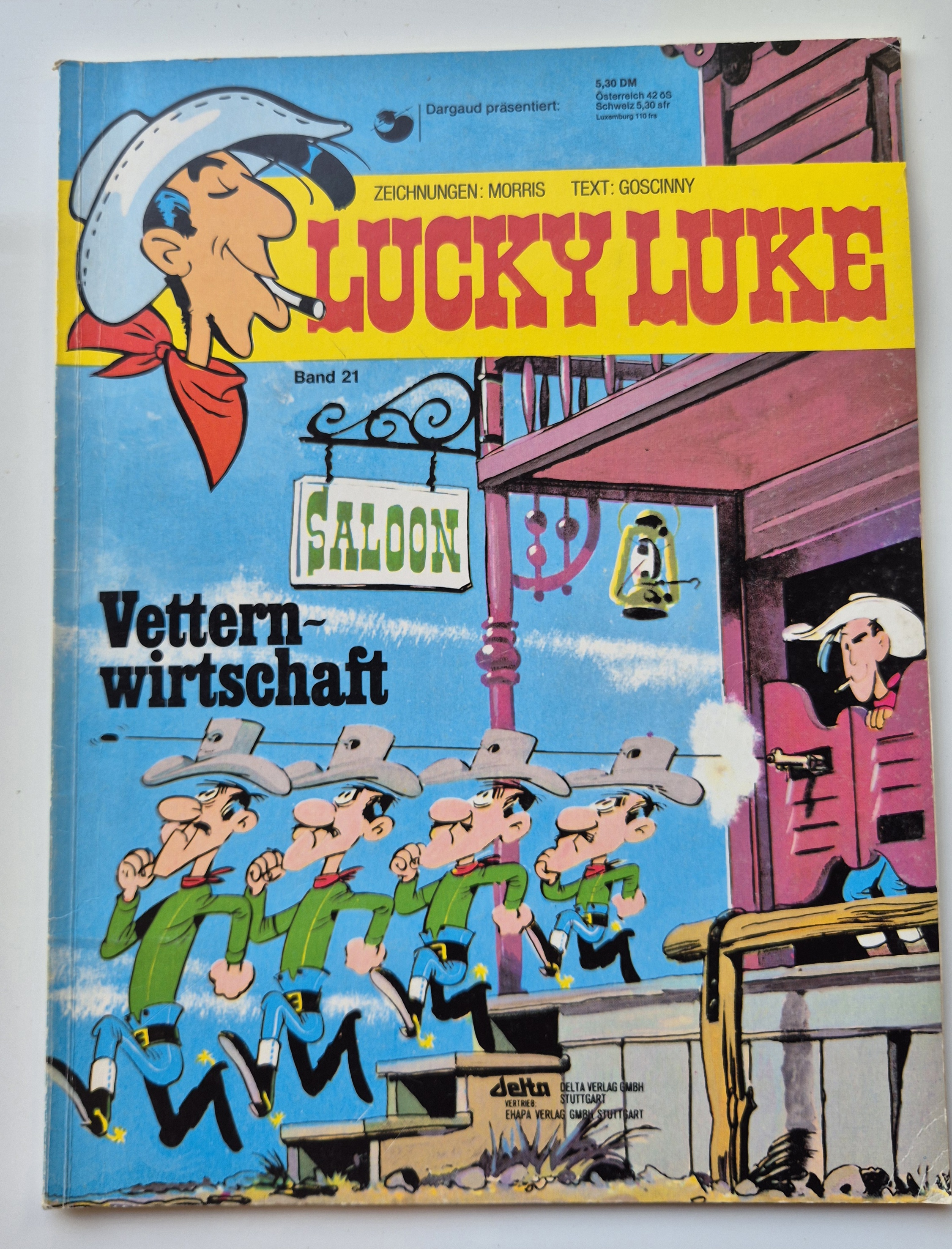 Lucky Luke Band 21 Am VetternwirtschaftORIGINALDRUCK*Vintage*  