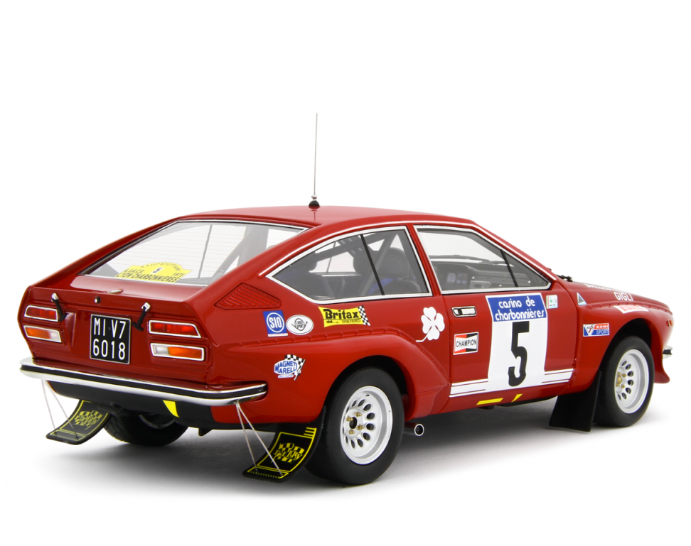 Alfa Romeo Alfetta Gr.2 Autodelta Rally Lyon Charbonnieres 1975 Ballestrieri - Gigli #5 LM199C  1:18 Laudoracing Model