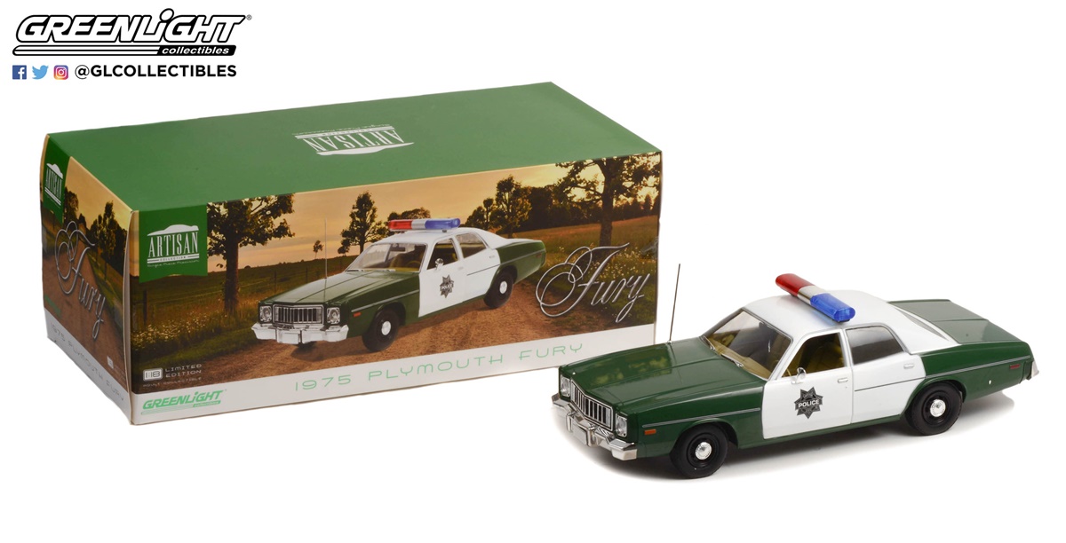 Plymouth Fury Capitol City Police 1:18 Greenlight