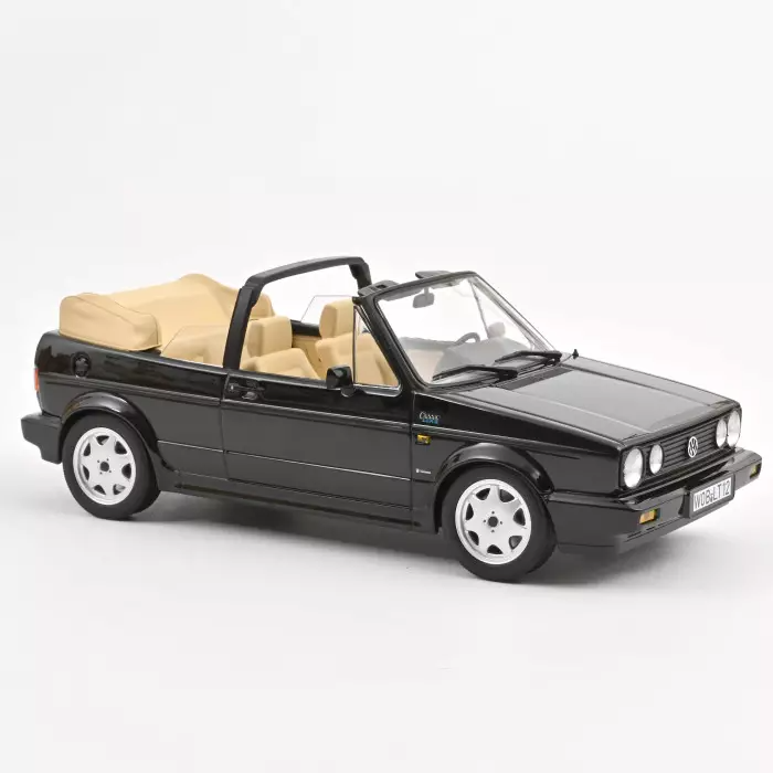 VW Golf Cabriolet 1992 Schwarz  1:18 Norev