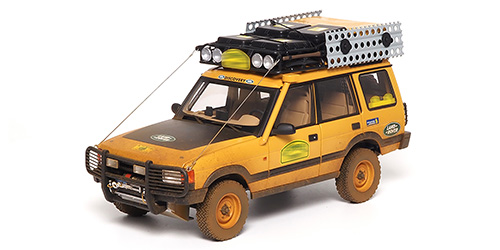 LAND ROVER DISCOVERY SERIES I 5-DOOR CAMEL TROPHY´ KALIMANTAN Dirty 1996 1:18 Almost Real