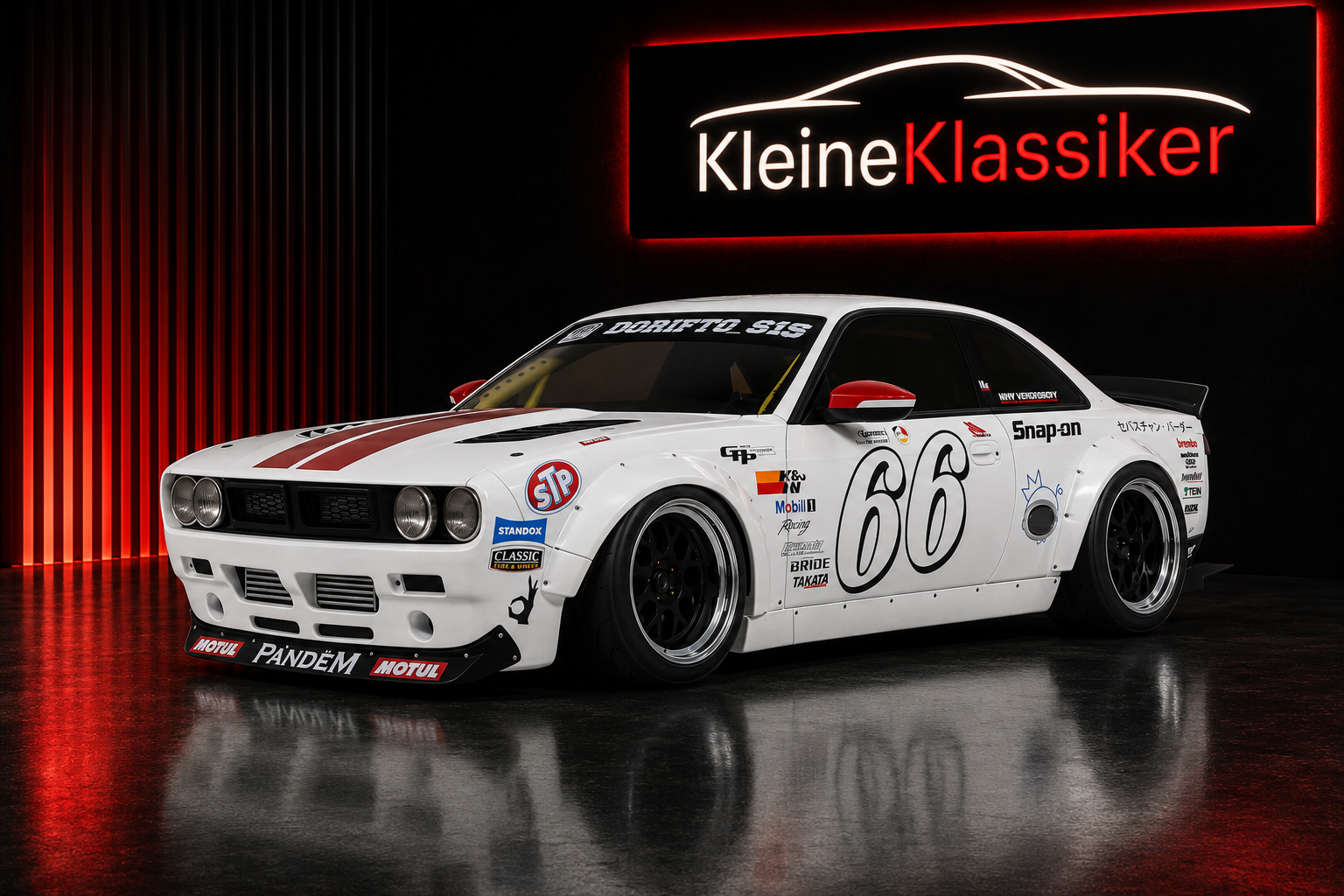  NISSAN SILVIA S14 BOSS ROCKET BUNNY WHITE 2024 OT1240 1:18 Otto Models 