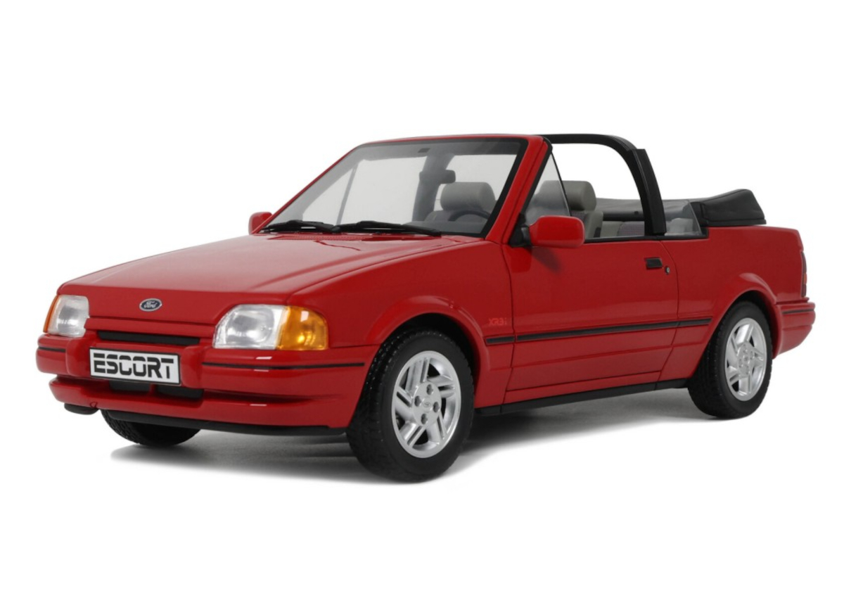 Ford Escort MK4XR3i Cabrio Flamenco Rot 1986 OT1254 1:18 Otto Models