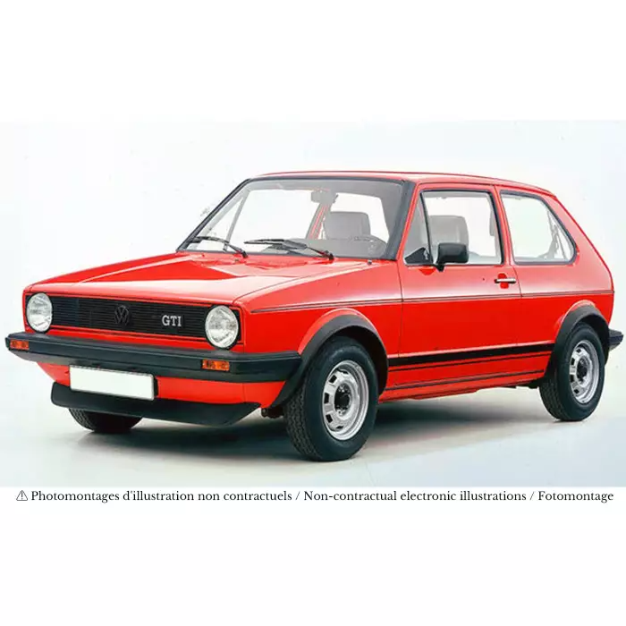 VW Golf GTI 1976 Marsrot 1:12 Norev 