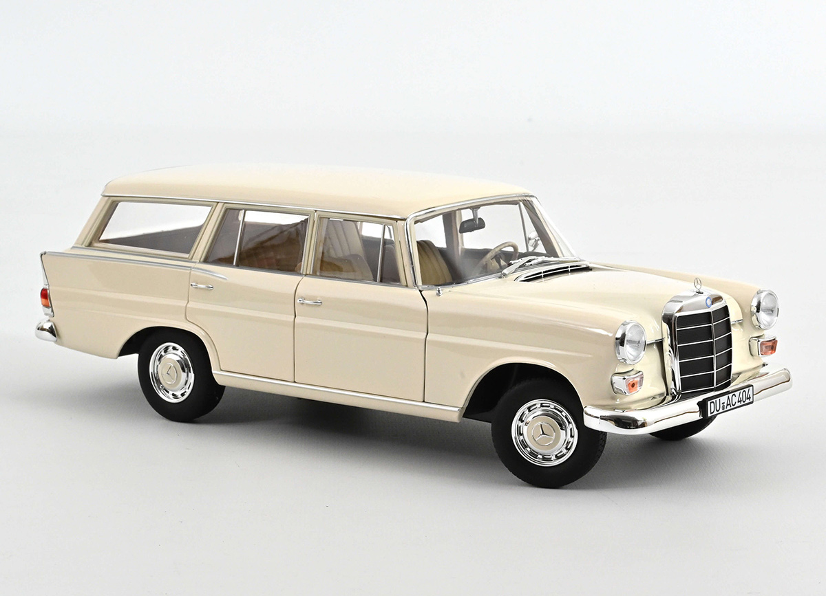 Mercedes Benz 200 1966 Universal creme 1:18 Norev 