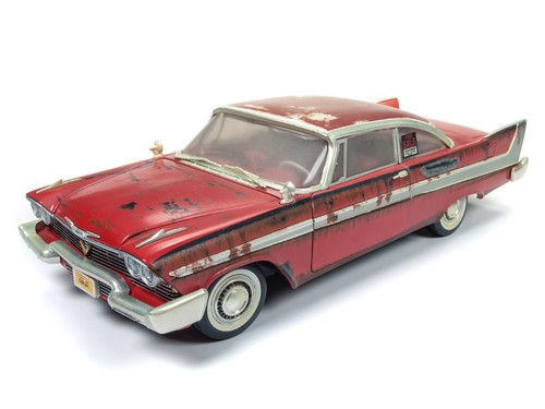 Plymouth Fury Christine Dirty Version 1:18 Autoworld