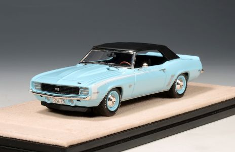 Chevrolet Camaro RS SS Convertible (Closed) Carolina blue STM691034 1:43 GLM Stamp Models