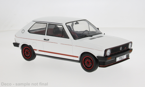VW Polo I GT weiss/rot 1979 1:18 MCG