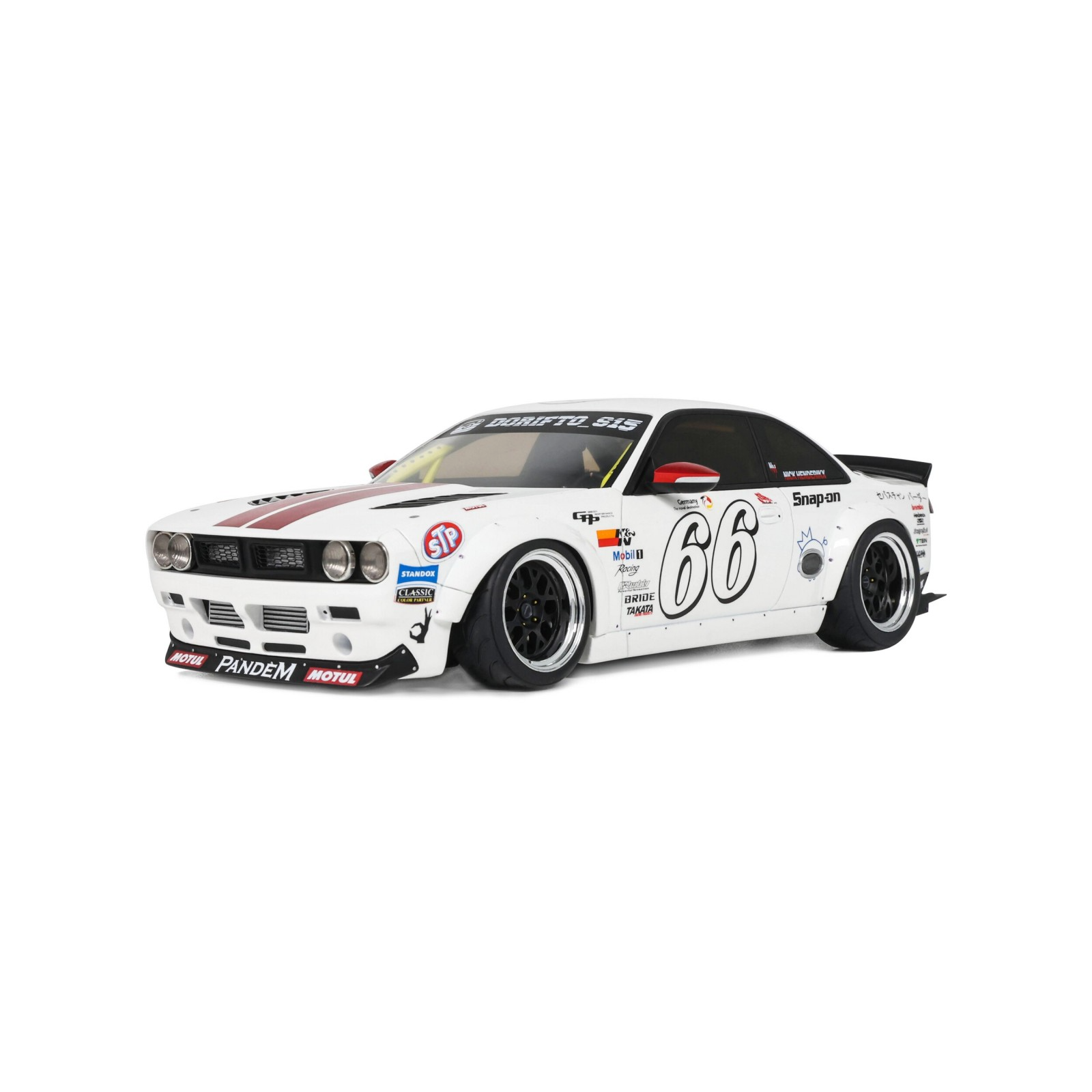  NISSAN SILVIA S14 BOSS ROCKET BUNNY WHITE 2024 OT1240 1:18 Otto Models 