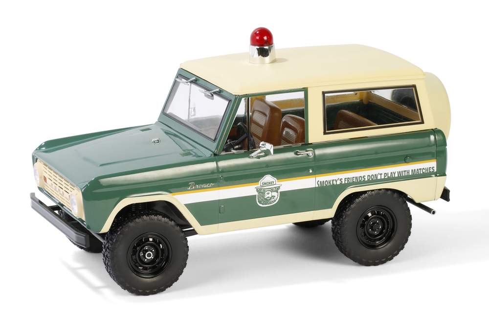 Ford Bronco Forest Ranger Smokey Be arGL19143 1:18 Greenlight Kopie
