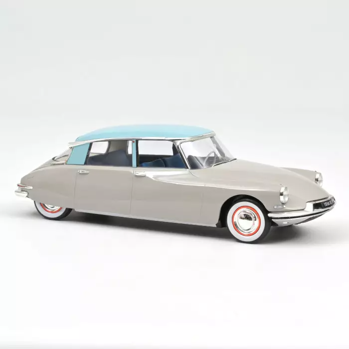 Citroen DS19 1956 Rosé Grau und Turquoise 1:18 Norev 