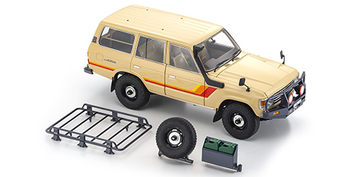 TOYOTA LAND CRUISER 60  BEIGE  W/ROOF RACK (08956XBE) 1:18 Kyosho